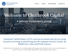 Tablet Screenshot of clearbrook.com